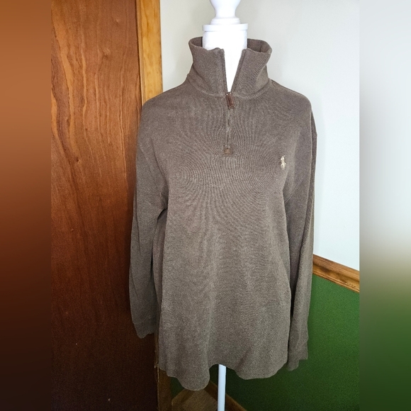 Mens Ralph Lauren Pullover Brown Medium - Picture 2 of 7